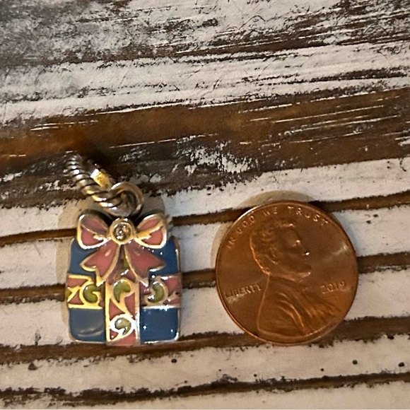 Brighton Pink and Blue Birthday Gift Present Charm - Picture 2 of 8